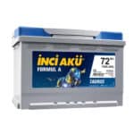 İNCİ 12 V 72 Ah Araç Aküsü