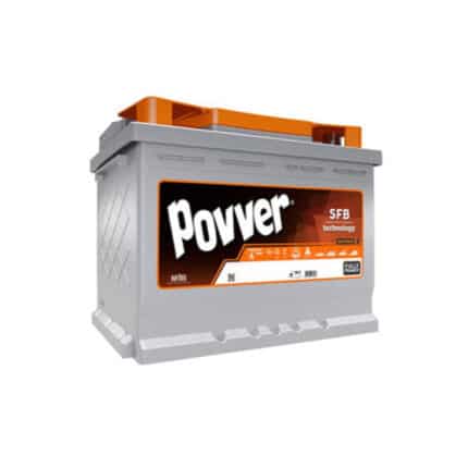POVVER 12 V 72 AH SFB 640 CCA Akü